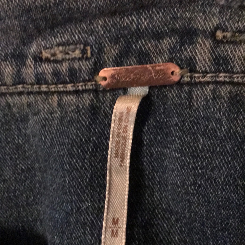 Free People Distressed Jean Jacket Orig.$168 - Picture 2 of 4